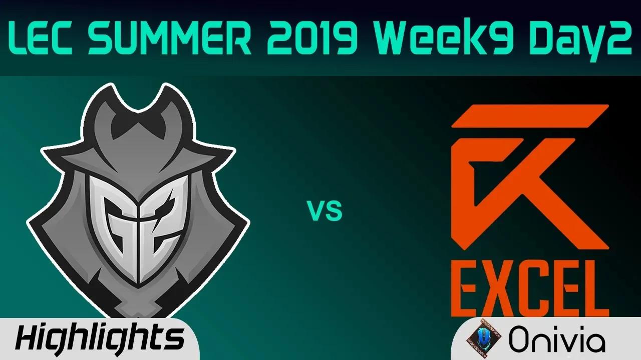 G2 vs XL Highlights LEC Summer 2019 W9D2 G2 Esports vs Excel Esports LEC Highlights By Onivia thumbnail