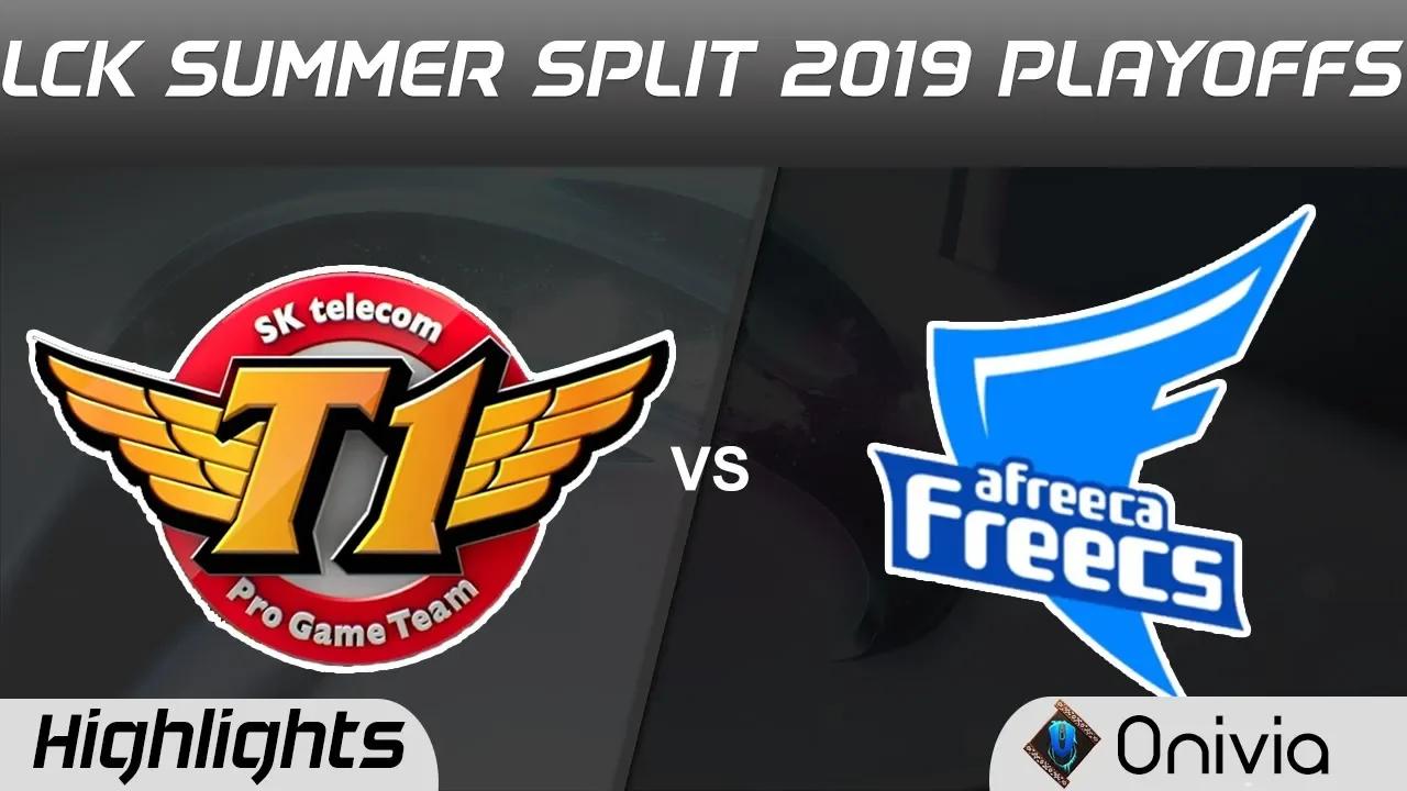 SKT vs AFS Highlights Game 1 LCK Summer 2019 Playoffs SK Telecom T1 vs Afreeca Freecs Highlights by thumbnail