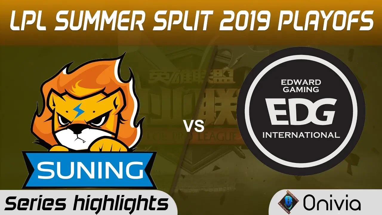 SN vs EDG Highlights All Games LPL Summer 2019 Playoffs Suning vs Edward Gaming LPL Highlights by On thumbnail