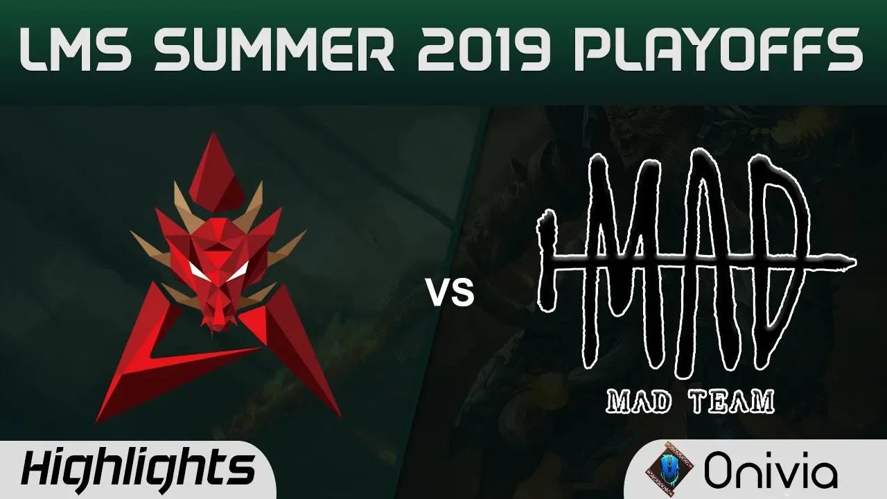 HKA vs MAD Highlights Game 2 LMS 夏季職業聯賽 Playoffs 2019 Hong Kong Attitude vs Team MAD by Onivia thumbnail