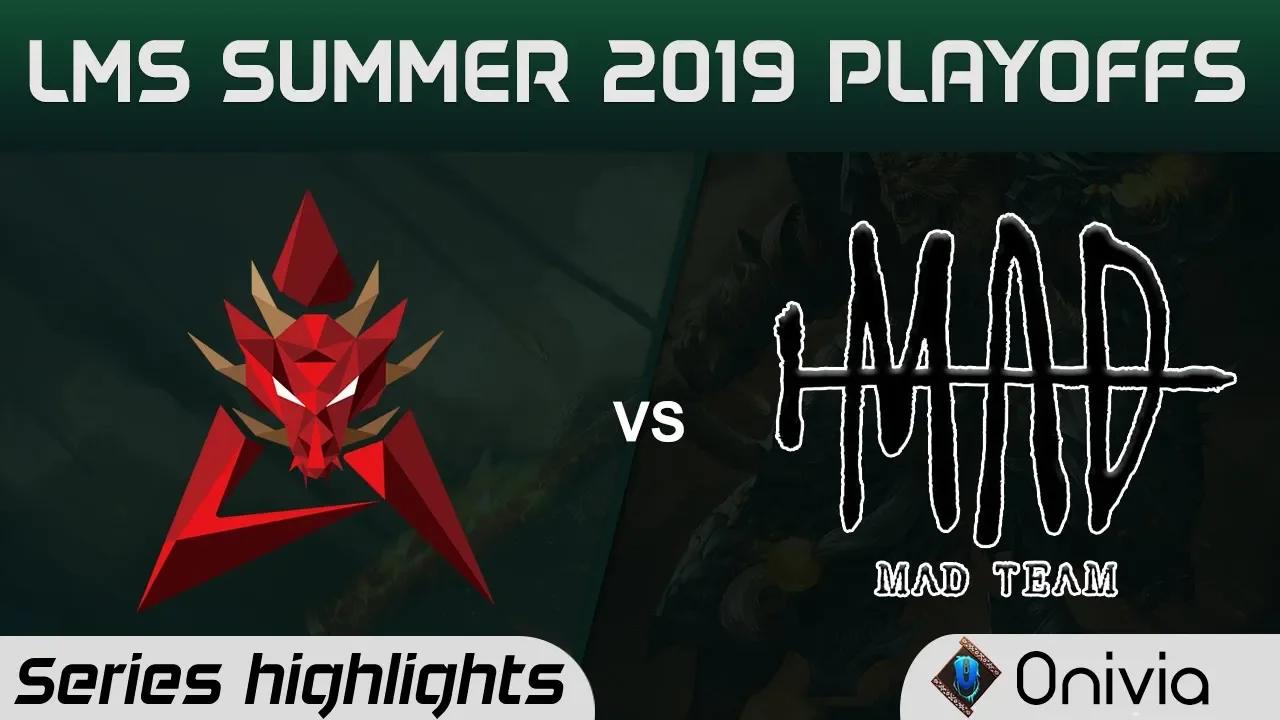 HKA vs MAD Highlights All Games LMS 夏季職業聯賽 Playoffs 2019 Hong Kong Attitude vs Team MAD by Onivia thumbnail