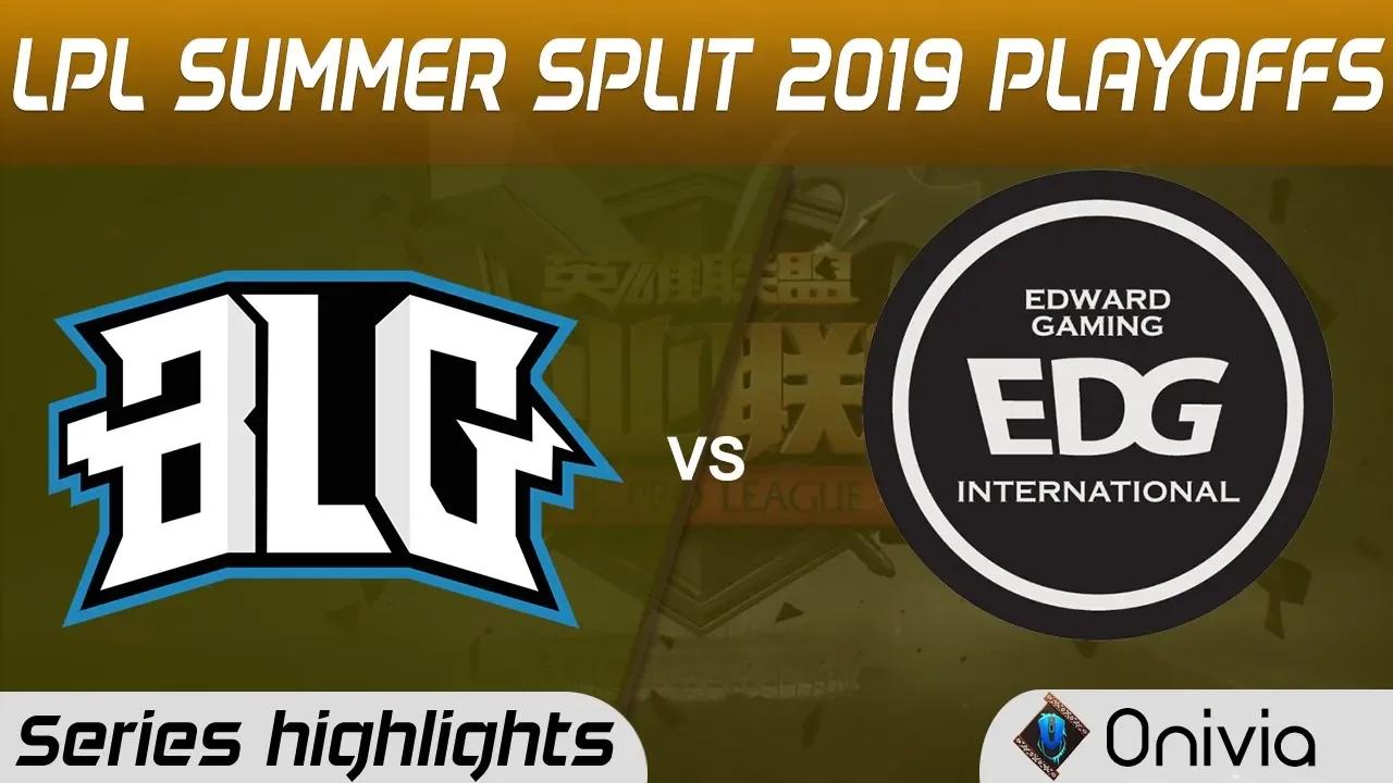 BLG vs EDG Highlights All Games LPL Summer 2019 Playoffs Bilibili Gaming vs Edward Gaming LPL Highli thumbnail