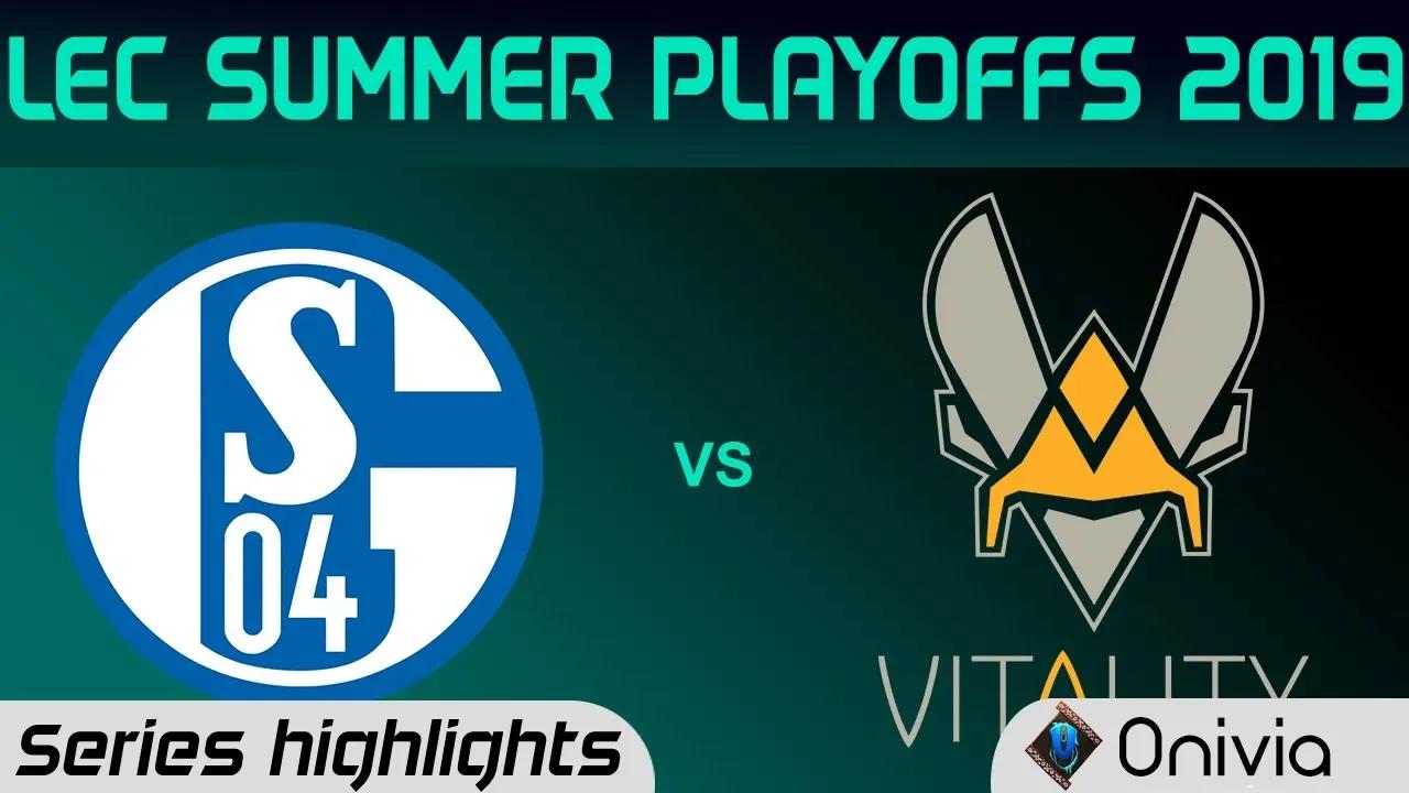 S04 vs VIT Highlights All Games LEC Summer 2019 Playoffs Schalke 04 vs Team Vitality LEC Highlights thumbnail