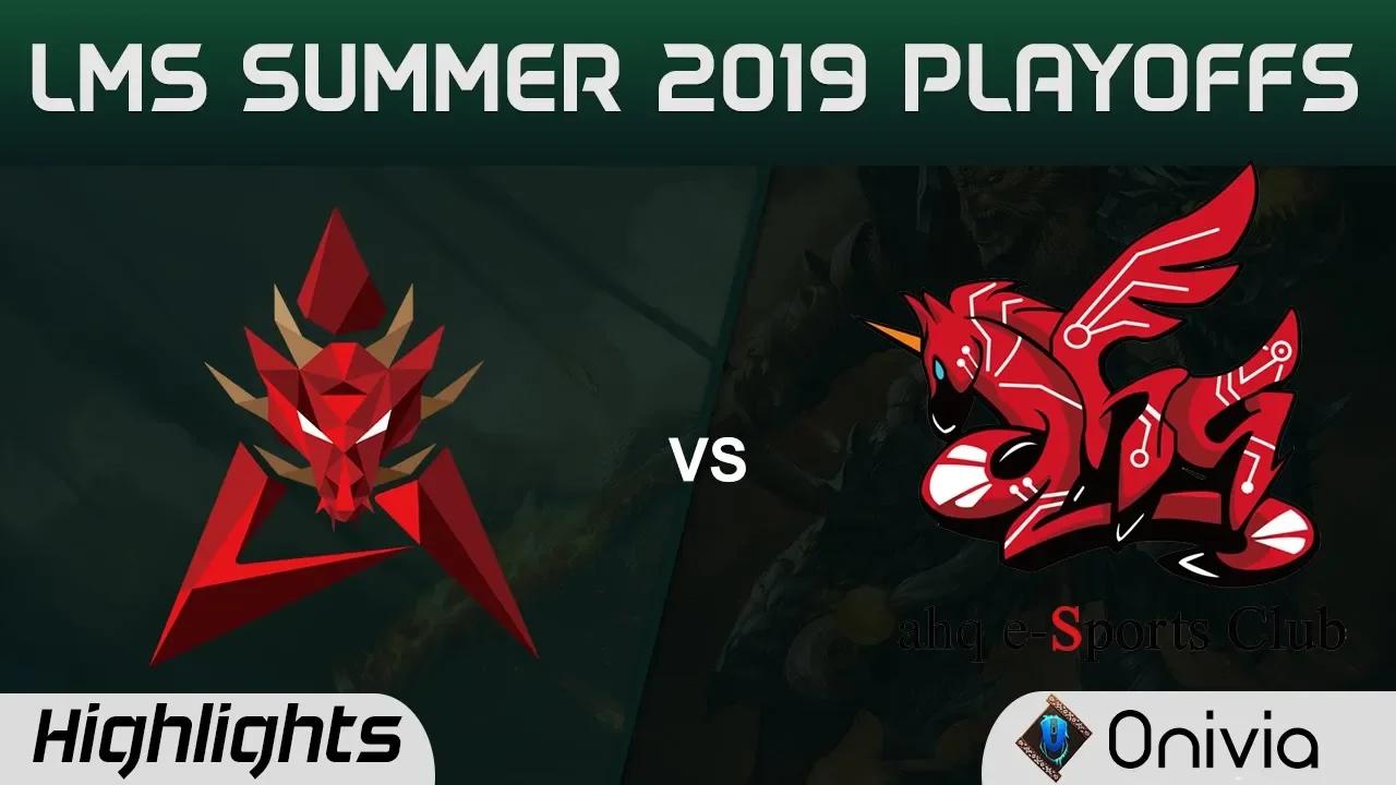 HKA vs AHQ Highlights Game 1 LMS 夏季職業聯賽 Playoffs 2019 Hong Kong Attitude vs ahq e Sports Club by Oni thumbnail