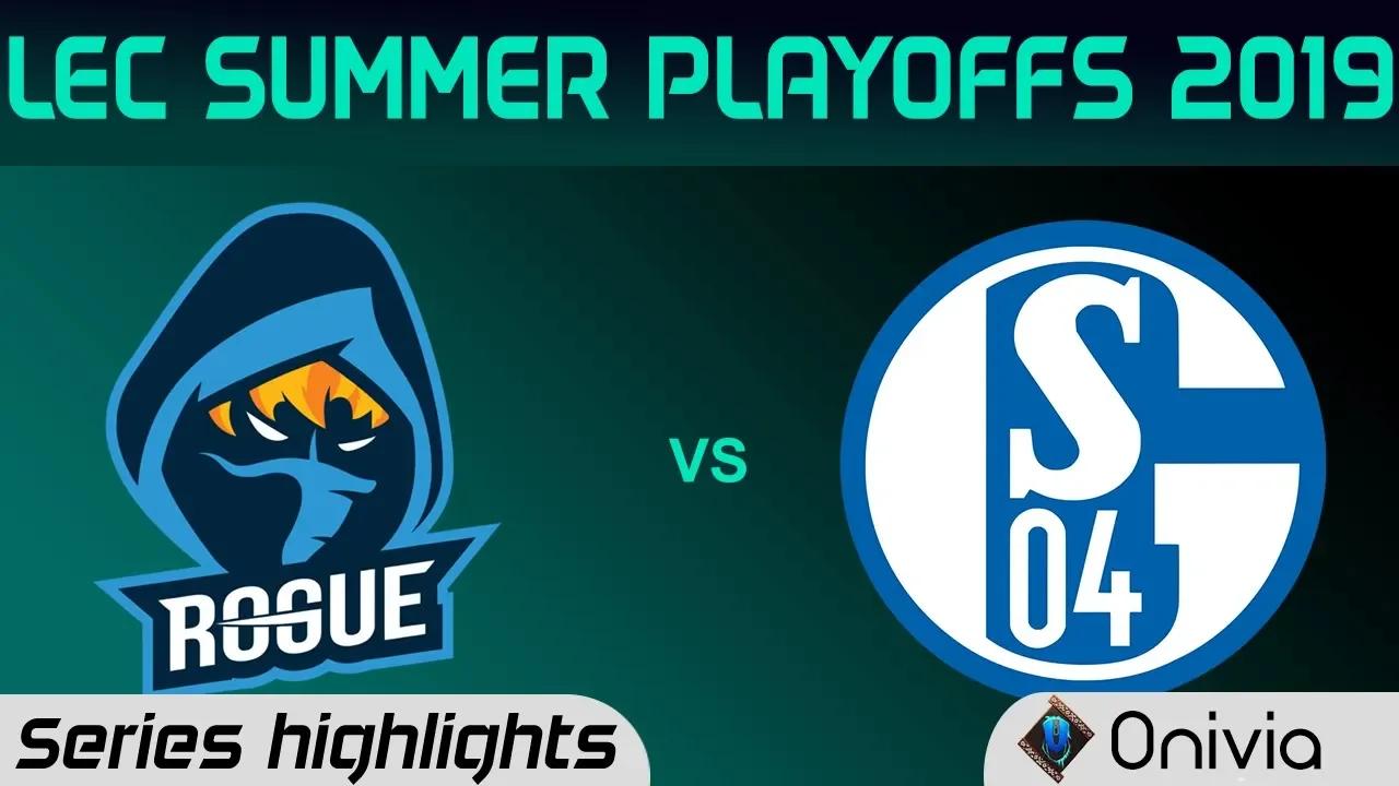 RGE vs S04 Highlights All Games LEC Summer 2019 Playoffs Rogue vs Schalke 04 LEC Highlights By Onivi thumbnail