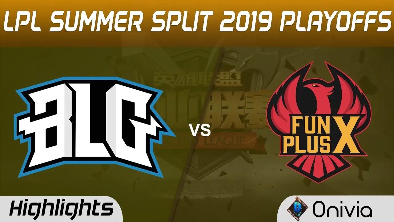 BLG vs FPX Highlights Game 3 LPL Summer 2019 Playoffs Bilibili Gaming vs FunPlus Phoenix LPL Highlig thumbnail