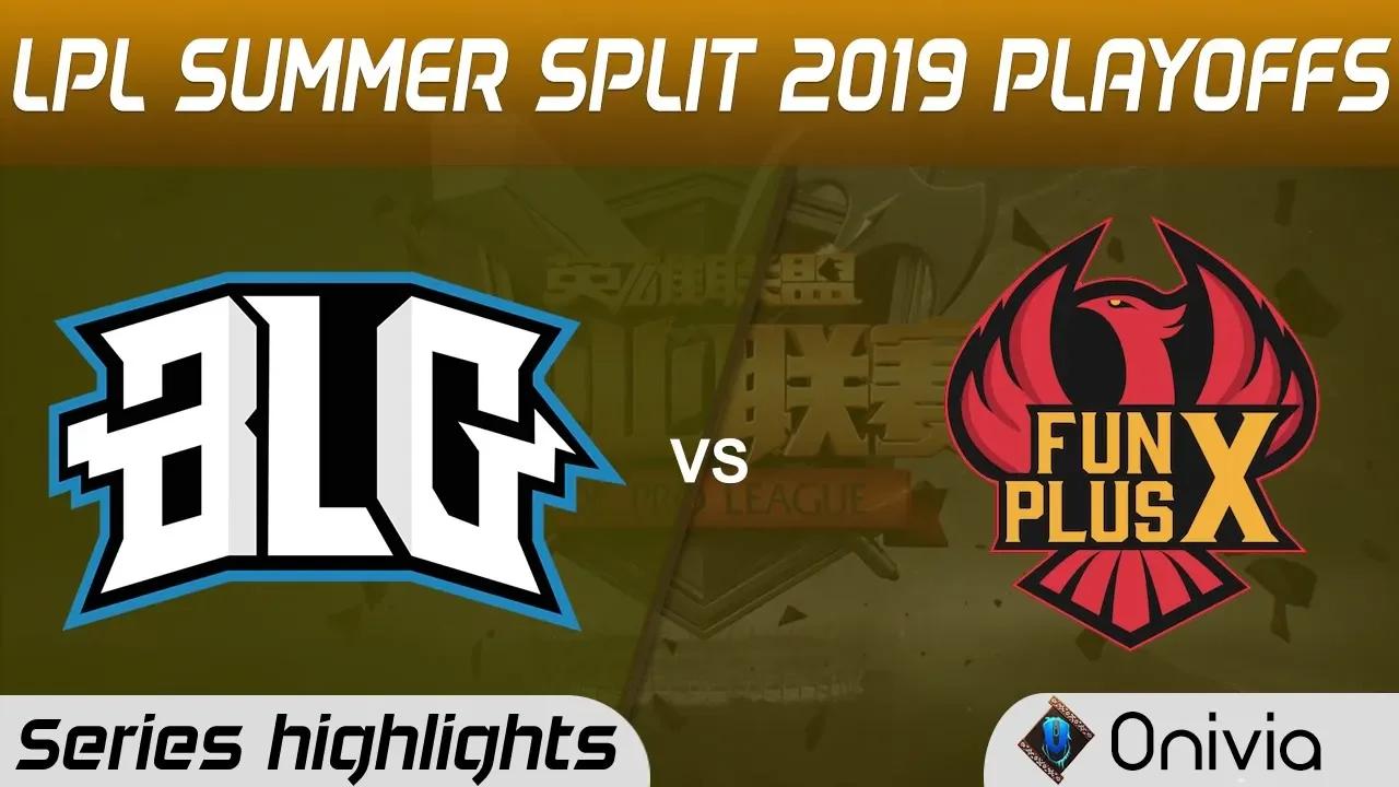 BLG vs FPX Highlights All Games LPL Summer 2019 Playoffs Bilibili Gaming vs FunPlus Phoenix LPL High thumbnail