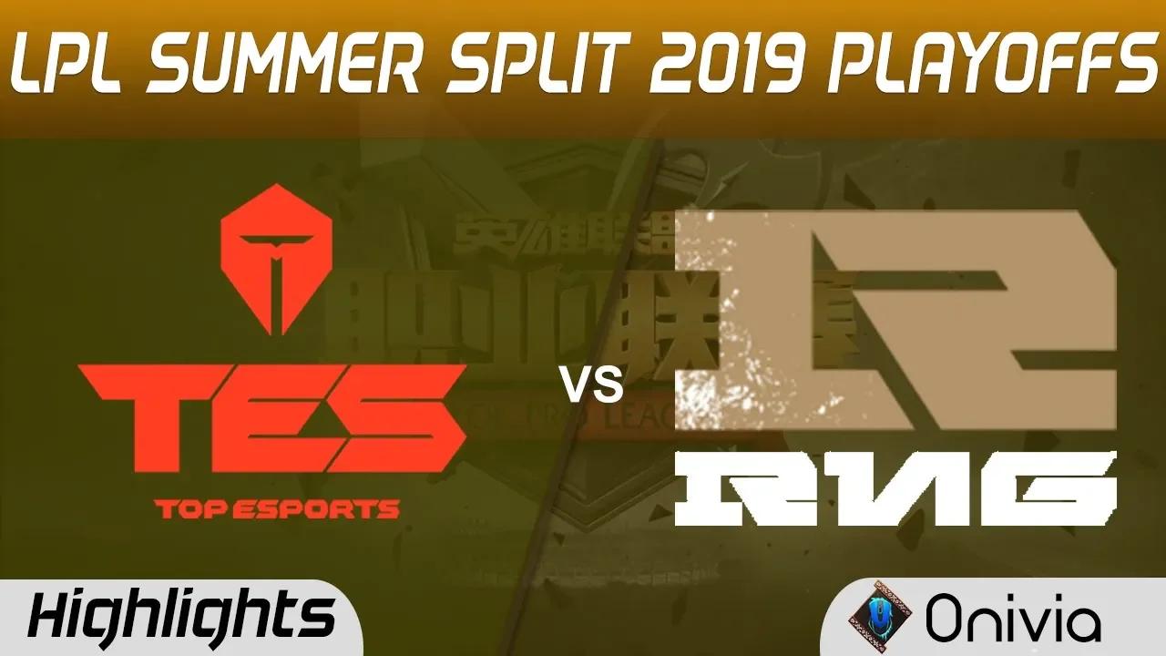 TES vs RNG Highlights Game 3 LPL Summer 2019 Playoffs Top Esports vs Royal Never Give Up LPL Highlig thumbnail