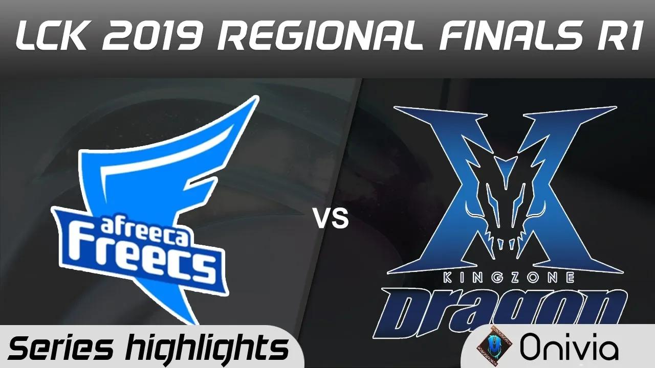 AF vs KZ Highlights All Games LCK 2019 Regional Finals Afreeca Freecs vs KingZone DragonX Highlights thumbnail