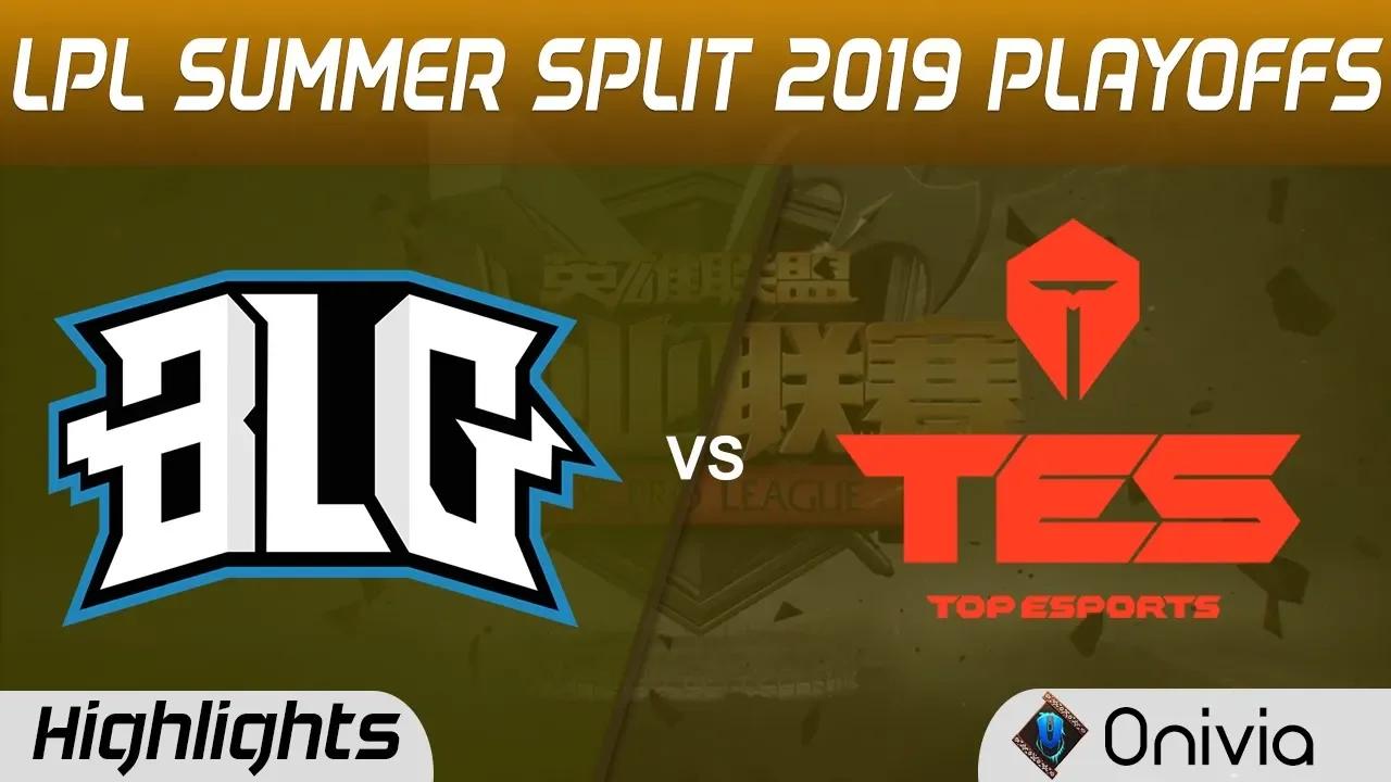 BLG vs TES Highlights Game 3 LPL Summer 2019 Playoffs Bilibili Gaming vs Top Esports LPL Highlights thumbnail