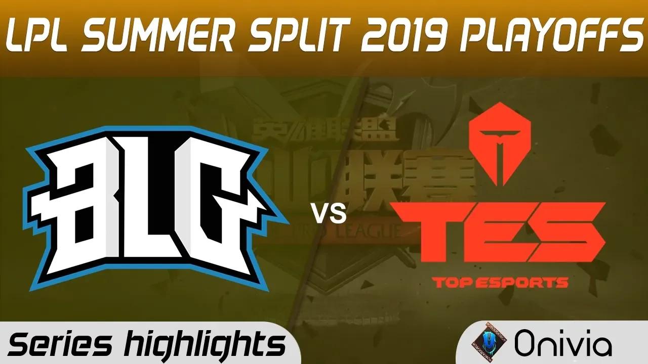 BLG vs TES Highlights All Games LPL Summer 2019 Playoffs Bilibili Gaming vs Top Esports LPL Highligh thumbnail