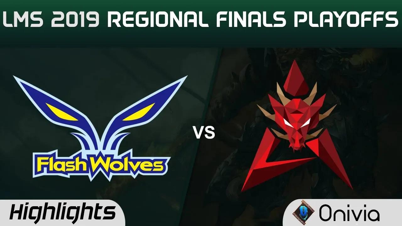 FW vs HKA Highlights Game 1 LMS 夏季職業聯賽 2019 Regional Finals Flash Wolves vs Hong Kong Attitude by On thumbnail