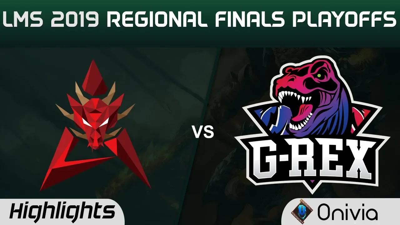 HKA vs GRX Highlights Game 2 LMS 夏季職業聯賽 2019 Regional Finals Hong Kong Attitude vs G Rex by Onivia thumbnail