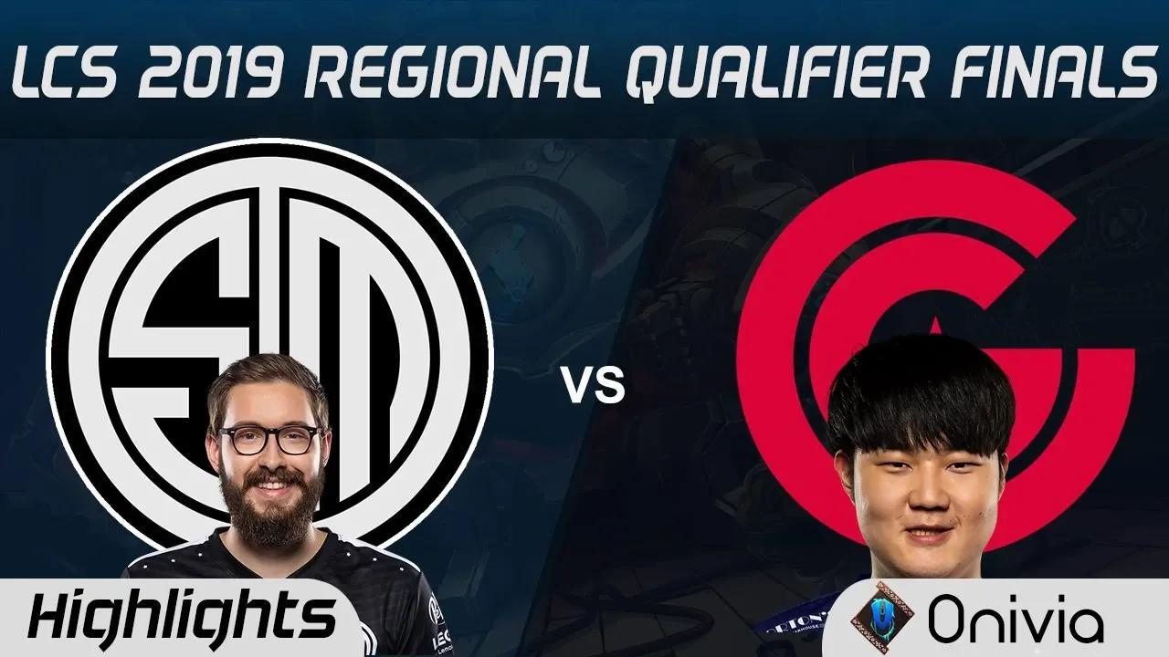 TSM vs CG Highlights Game 1 LCS 2019 Regional Finals Team Solo Mid vs Clutch Gaming LCS Highlights b thumbnail