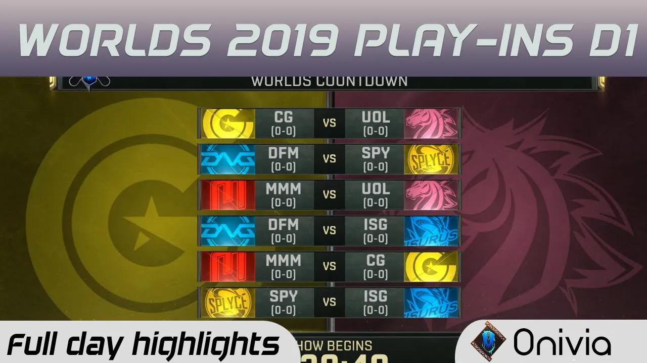 Play In Day 1 All Game Highlights Worlds 2019 By Onivia thumbnail