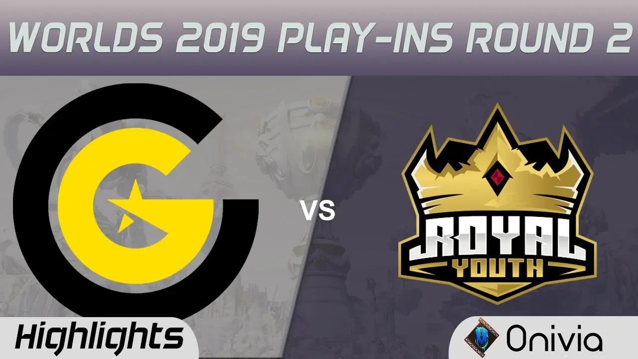 CG vs RY Highlights Game 1 Worlds 2019 Play in Round 2 Clutch Gaming vs Royal Youth by Onivia thumbnail