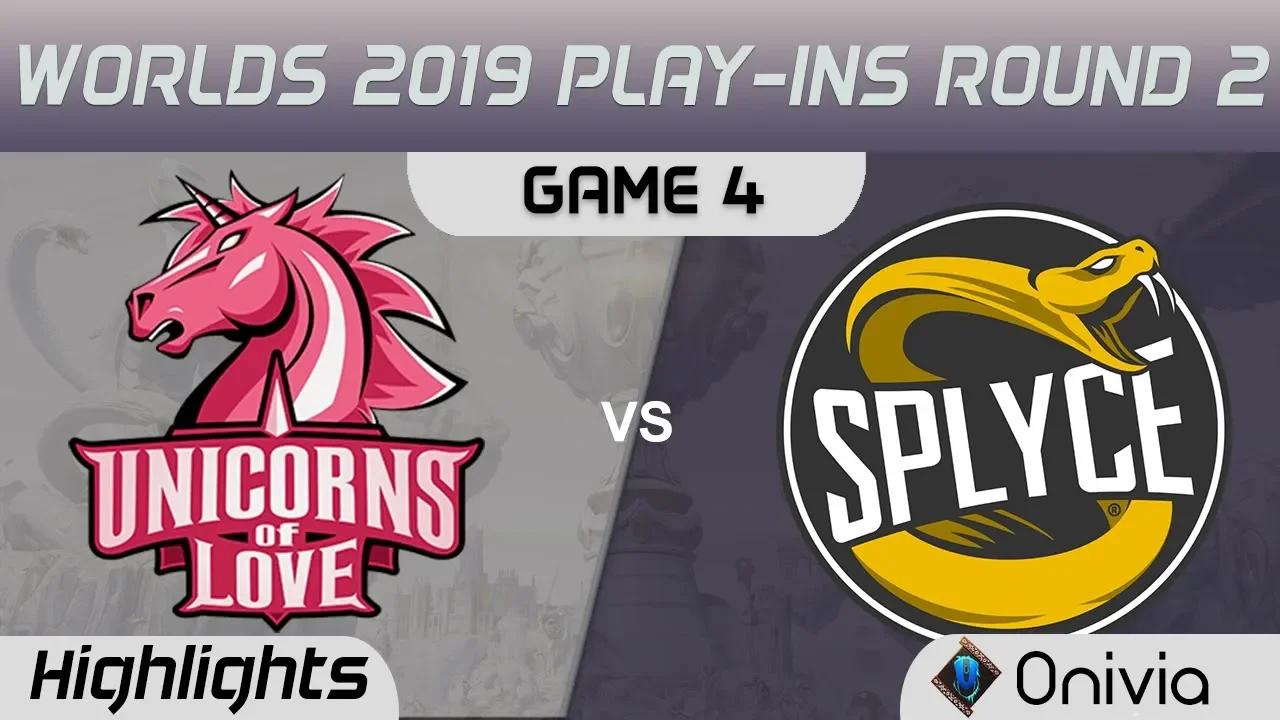 UOL vs SPY Highlights Game 4 Worlds 2019 Play in Round 2 Unicorns of Love vs Splyce by Onivia thumbnail