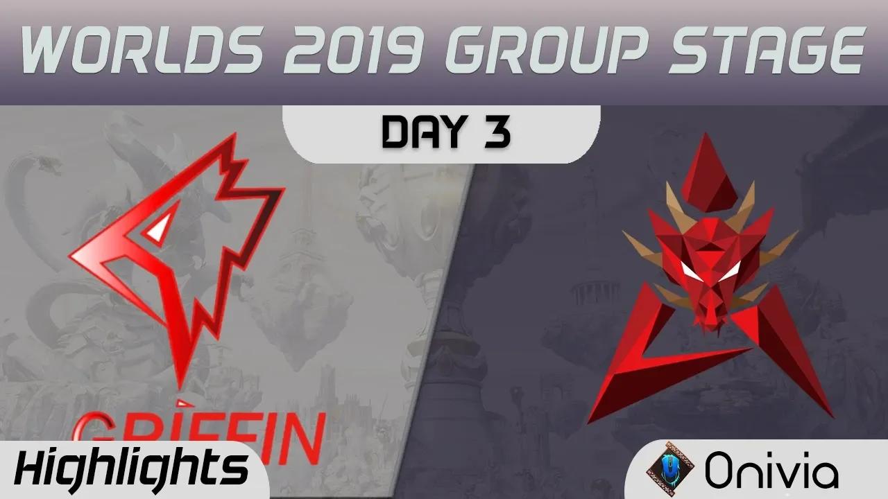 GRF vs HKA Highlights Worlds 2019 Main Event Group Stage Griffin vs Hong Kong Attitude by Onivia thumbnail