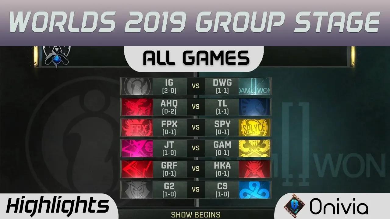 Group Stage Day 3 Full Day Highlights Worlds 2019 By Onivia thumbnail