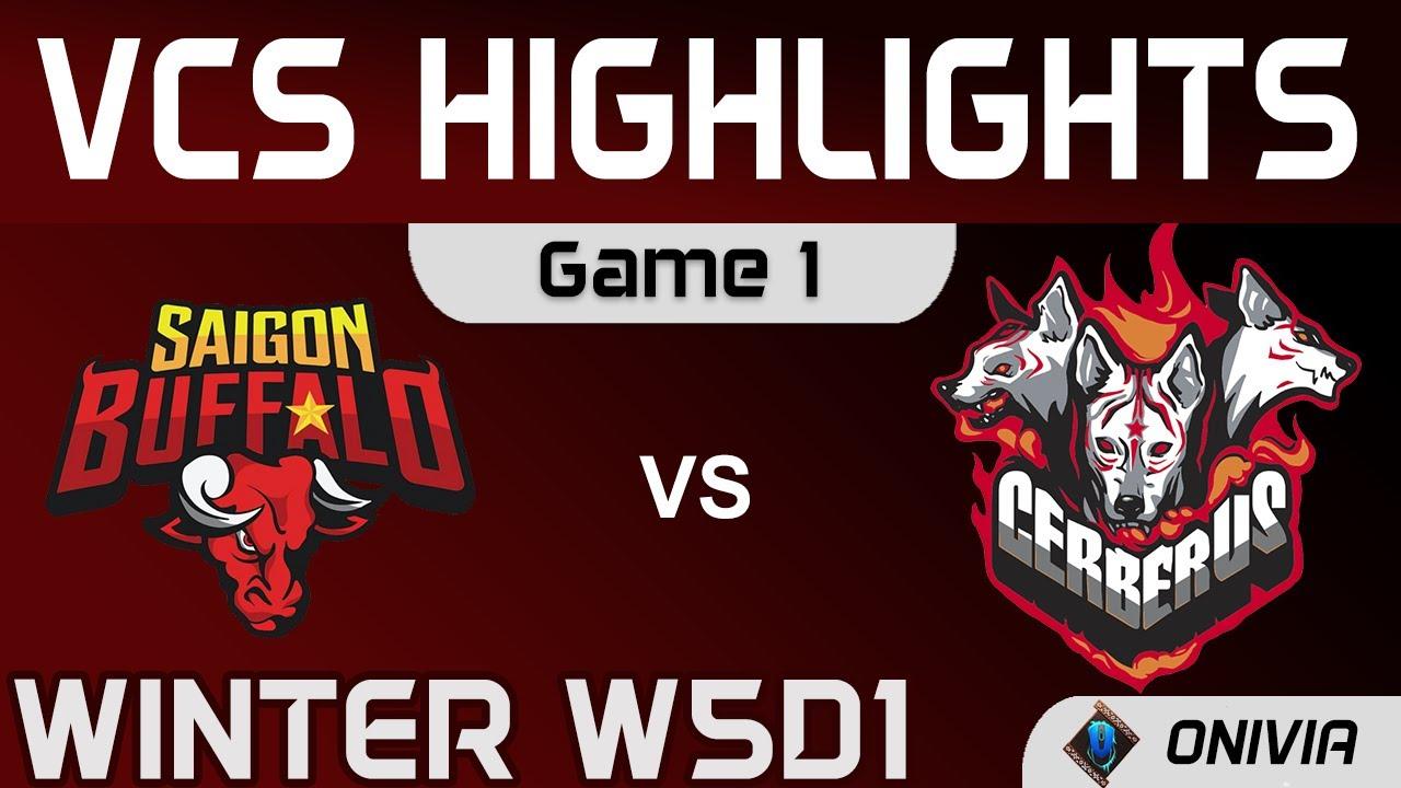 SGB vs CES Highlights Game 1 VCS Winter Split 2021 Saigon Buffalo vs CERBERUS  by Onivia thumbnail