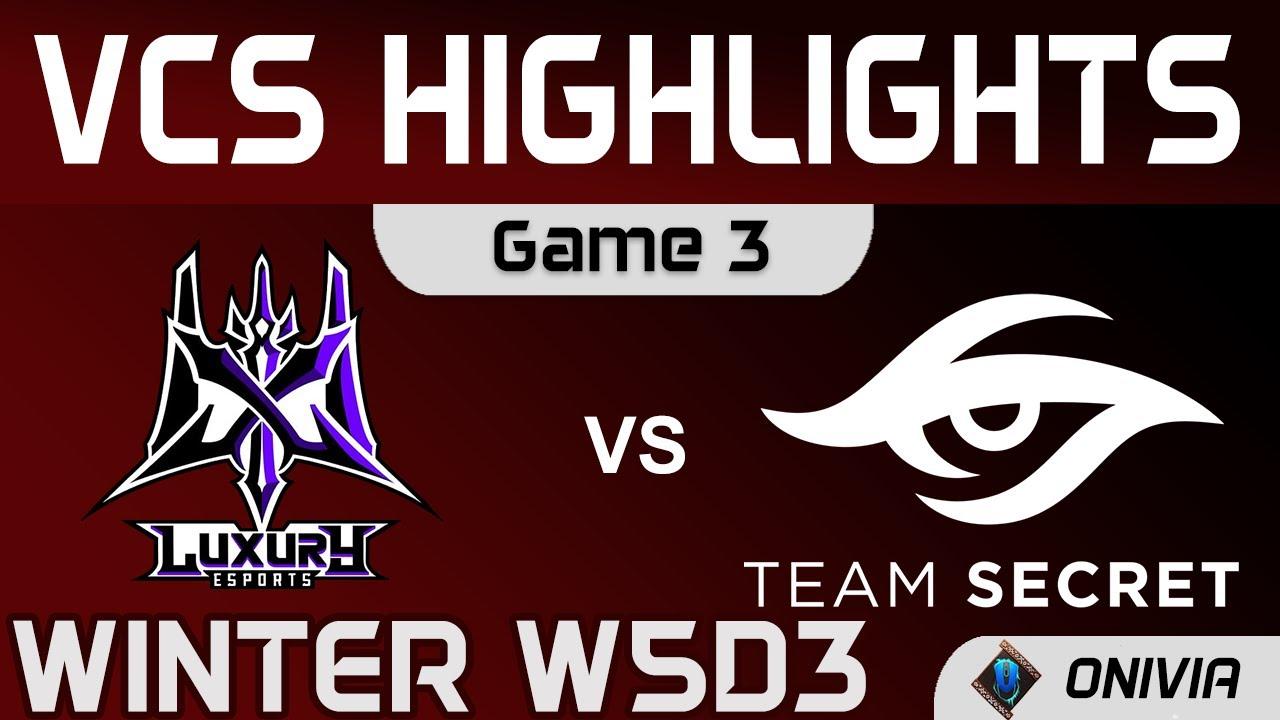 LX vs TS Highlights Game 3 VCS Winter Split 2021 Luxury Esports vs Team Secret by Onivia thumbnail