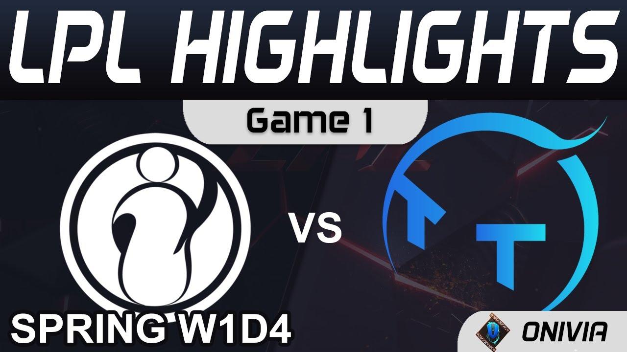 IG vs TT Highlights Game 1 LPL Spring Season 2022 W1D4 Invictus Gaming vs ThunderTalk Gaming by Oniv thumbnail