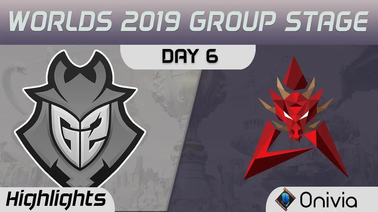 G2 vs HKA Highlights Worlds 2019 Main Event Group Stage G2 Esports vs Hong Kong Attitude by Onivia thumbnail