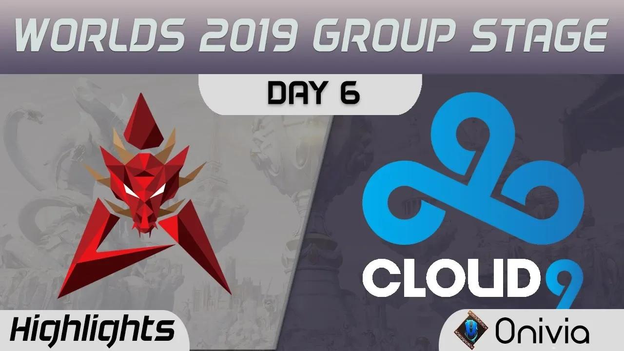 HKA vs C9 Highlights Worlds 2019 Main Event Group Stage Hong Kong Attitude vs Cloud9 by Onivia thumbnail