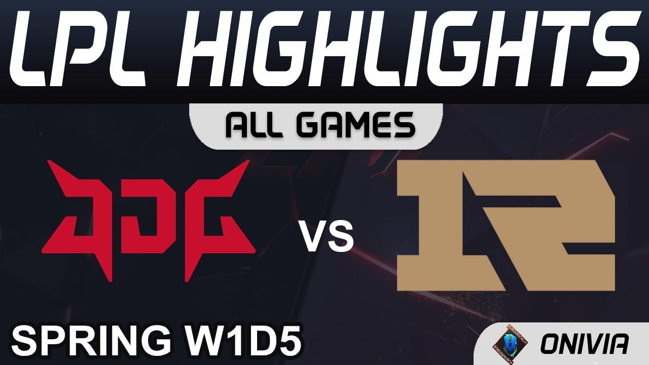 JDG vs RNG Highlights ALL GAMES LPL Spring Season 2022 W1D5 JD Gaming vs Royal Never Give Up by Oniv thumbnail