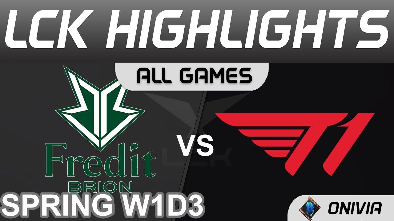 BRO vs T1 Highlights ALL GAMES LCK Spring Season 2022 W1D3 Fredit BRION vs T1 by Onivia thumbnail