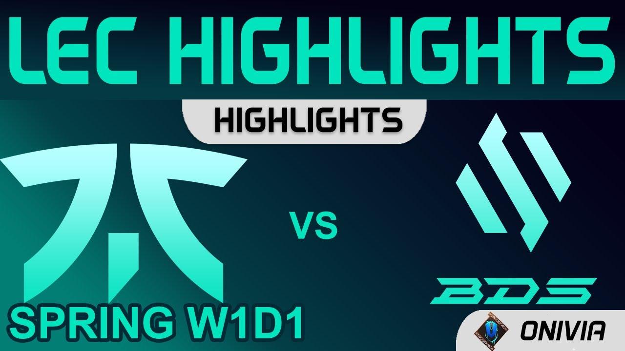 FNC vs BDS Highlights LEC Spring Season 2022 W1D1 Fnatic vs Team BDS by Onivia thumbnail