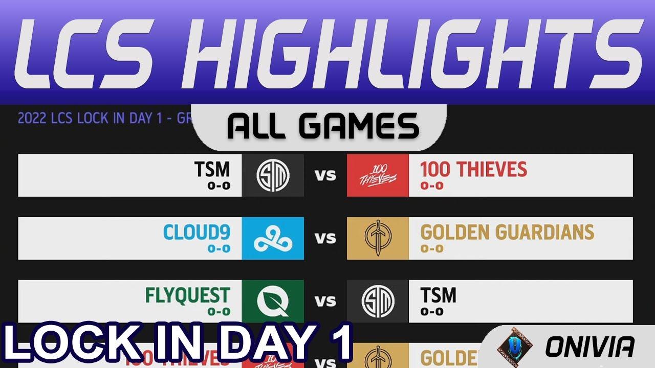 LCS Highlights LCS Lock In Day 1 2022 All Games By Onivia thumbnail