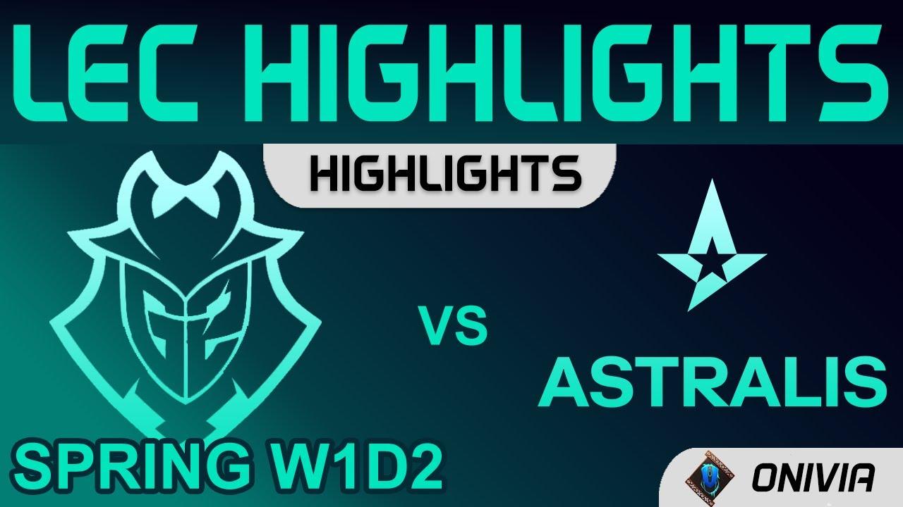 G2 vs AST Highlights LEC Spring Season 2022 W1D2 G2 Esports vs Astralis by Onivia thumbnail