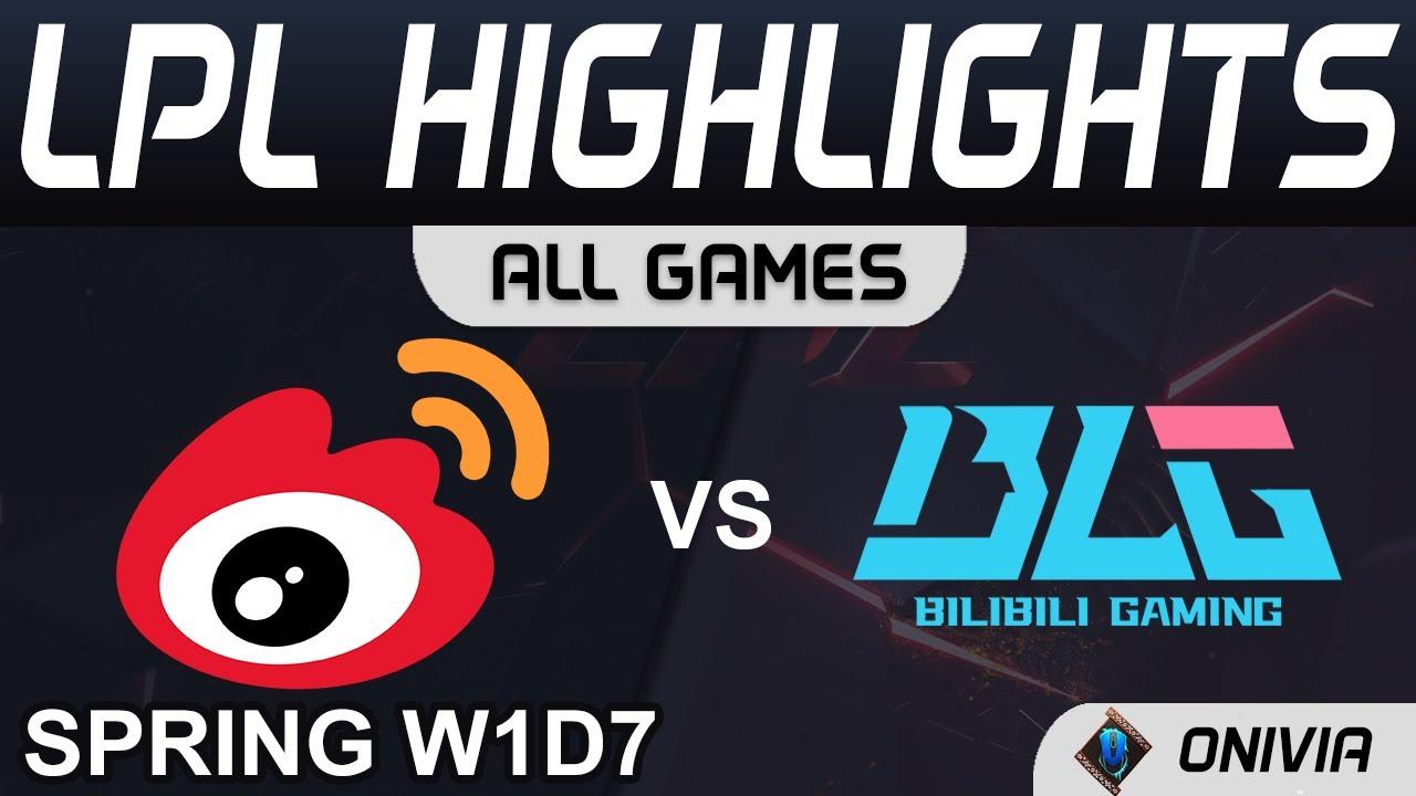 WBG vs BLG Highlights ALL GAMES LPL Spring Season 2022 W1D7 Weibo Gaming vs Bilibili Gaming by Onivi thumbnail