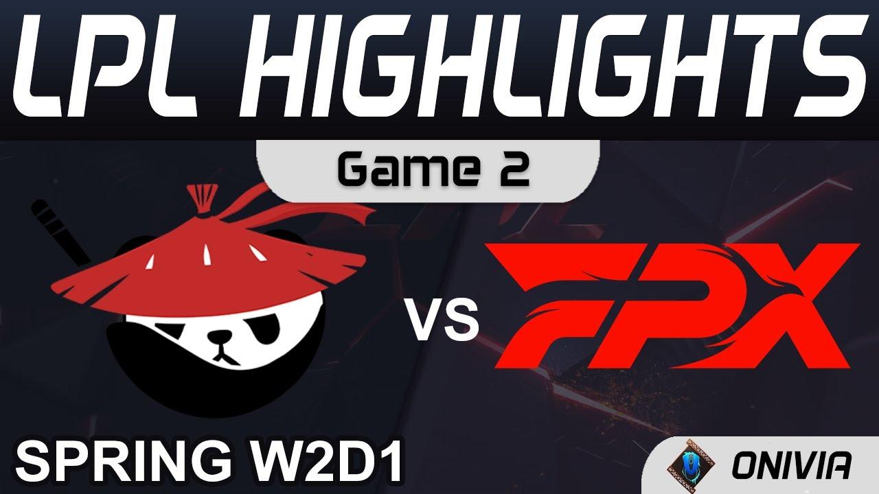 AL vs FPX Highlights Game 2 LPL Spring Season 2022 W2D1 Anyone's Legend vs FunPlus Phoenix by Onivia thumbnail