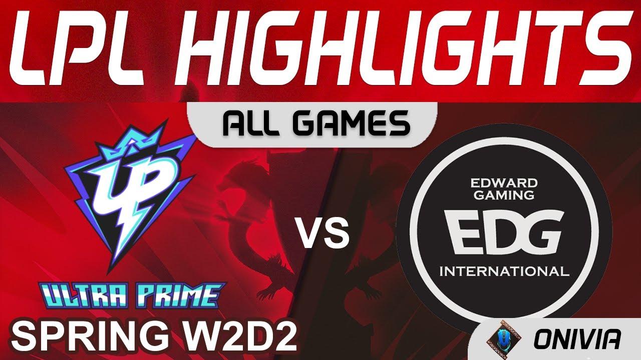 UP vs EDG Highlights ALL GAMES LPL Spring Season 2022 W2D2 Ultra Prime vs EDward Gaming by Onivia thumbnail