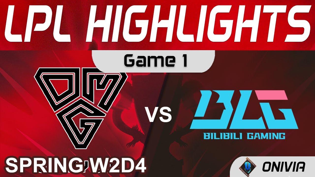 OMG vs BLG Highlights Game 1 LPL Spring Season 2022 W2D4 Oh My God vs Bilibili Gaming by Onivia thumbnail