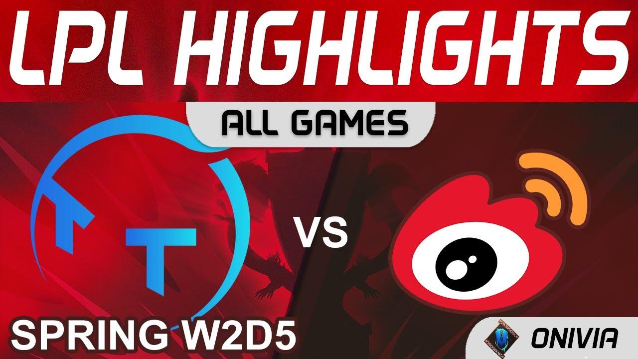 TT vs WBG Highlights ALL GAMES LPL Spring Season 2022 W2D5 ThunderTalk Gaming vs Weibo Gaming by Oni thumbnail