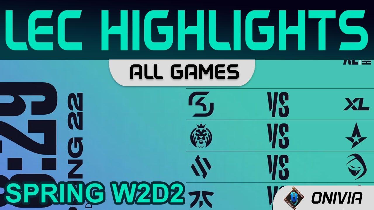 LEC Highlights Week2 Day2 LEC Spring 2022 All Games By Onivia thumbnail