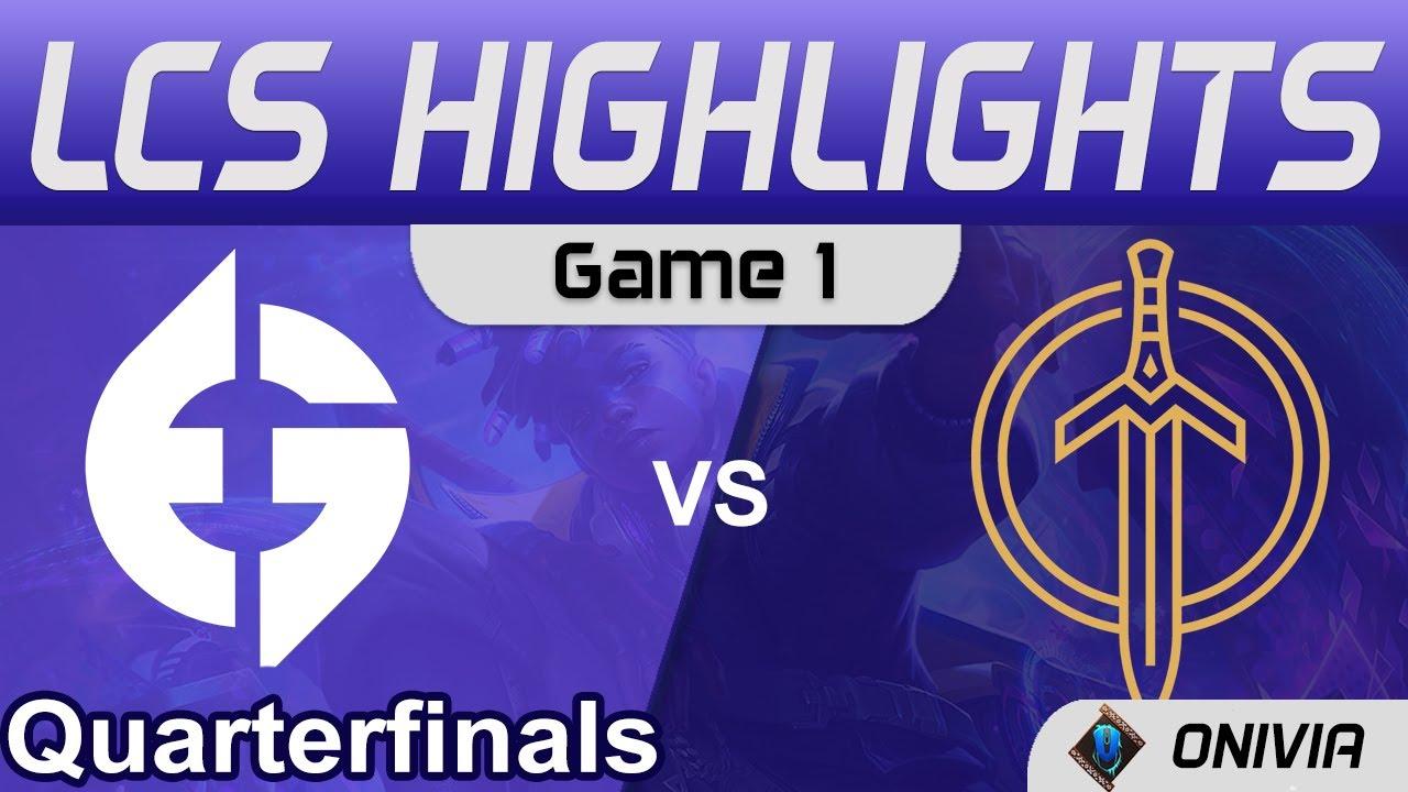 EG vs GG Highlights Game 1 LCS Lock In Quarterfinals 2022 Evil Geniuses vs Golden Guardians by Onivi thumbnail