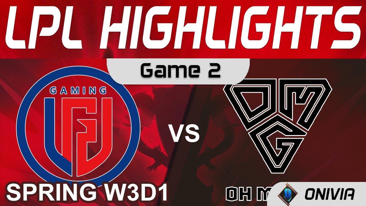 LGD vs OMG Highlights Game 2 LPL Spring Season 2022 W3D1 LGD Gaming vs Oh My God by Onivia thumbnail