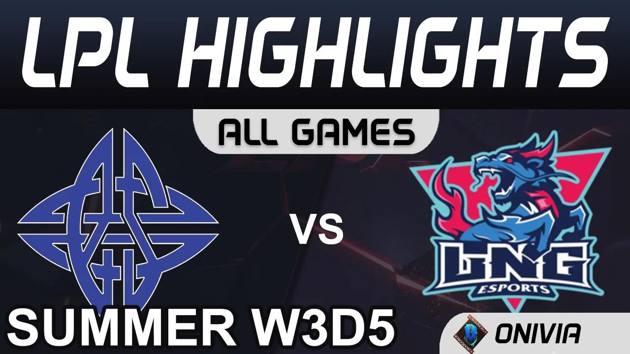 ES vs LNG Highlights ALL GAMES LPL Summer Season 2020 W3D5 eStar vs LNG Esports Up by Onivia thumbnail