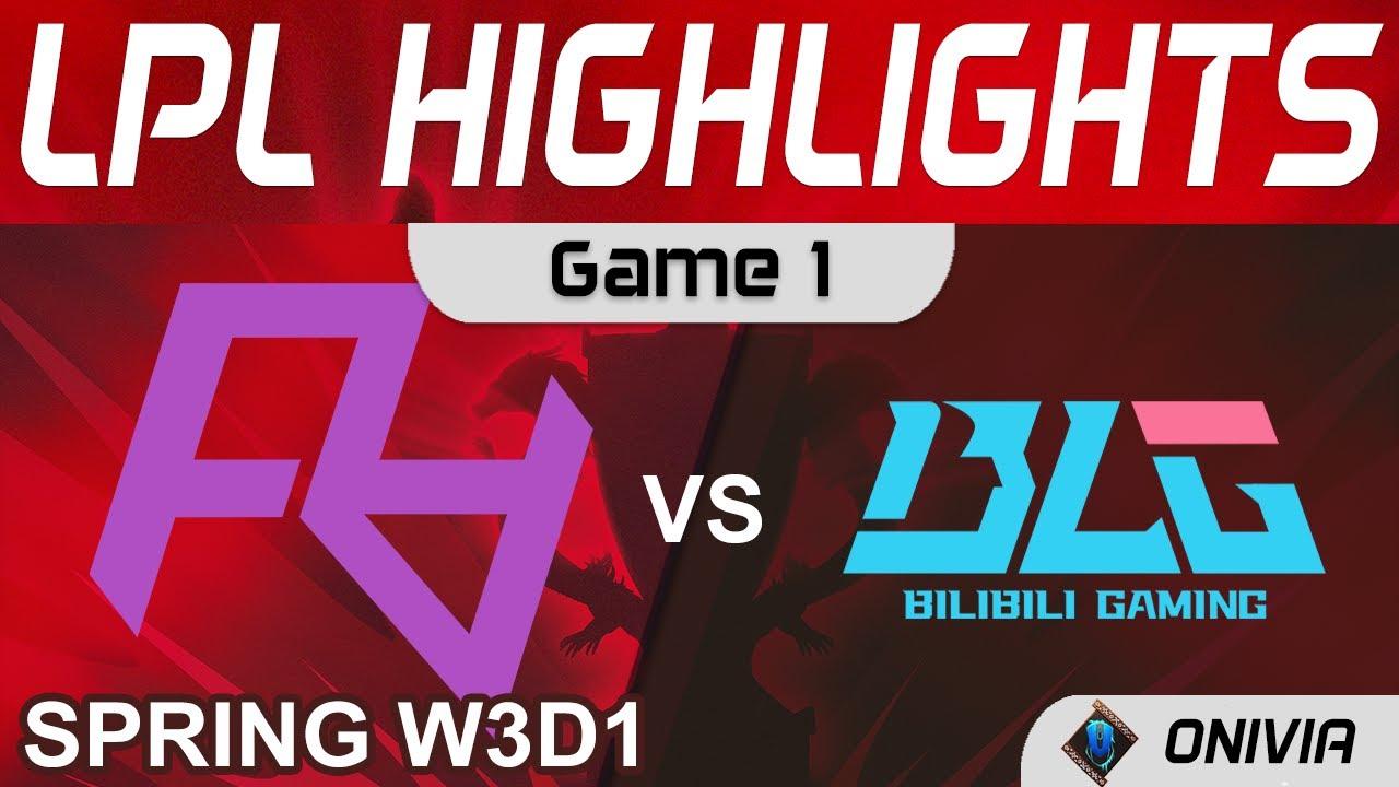 RA vs BLG Highlights Game 1 LPL Spring Season 2022 W3D1 Rare Atom vs Bilbili Gaming by Onivia thumbnail