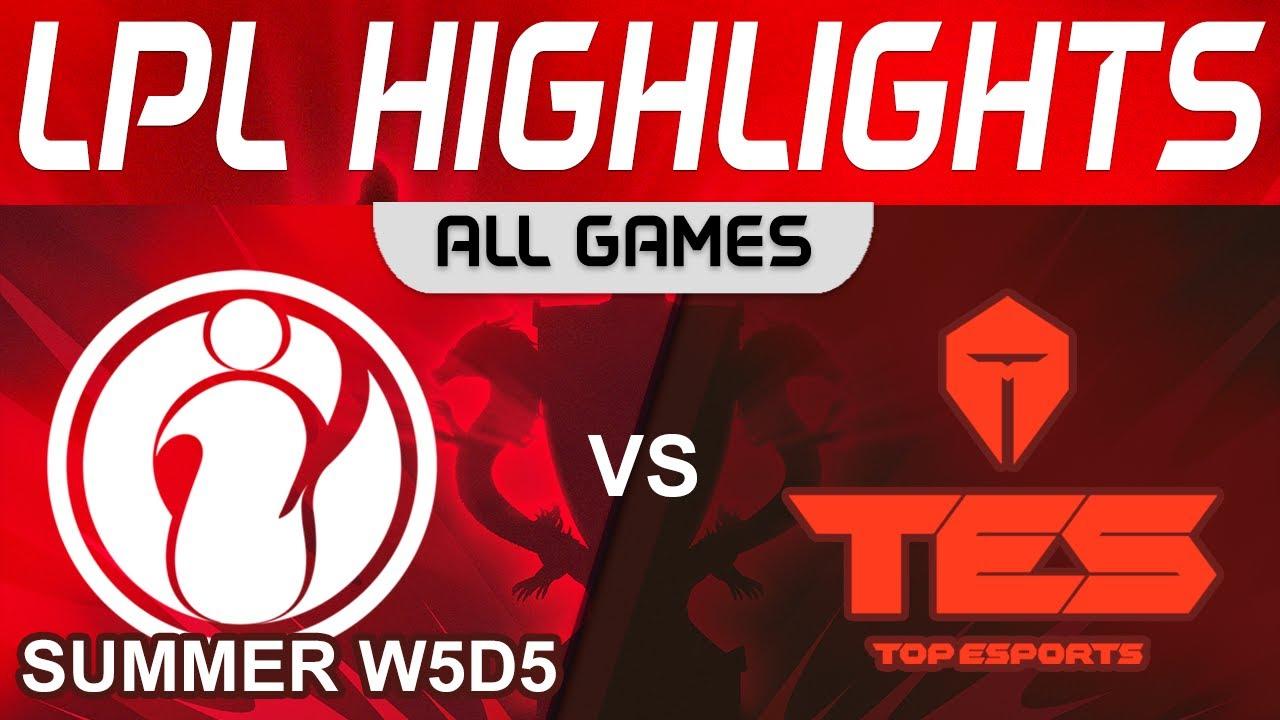 IG vs TES Highlights ALL GAMES LPL Summer Season 2023 W5D5 Invictus Gaming vs Top Esports by Onivia thumbnail