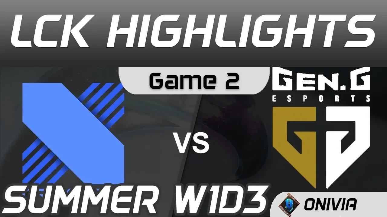 DRX vs GEN Highlights Game 2 LCK Summer Season 2020 W1D3 DRX vs Gen G by Onivia thumbnail