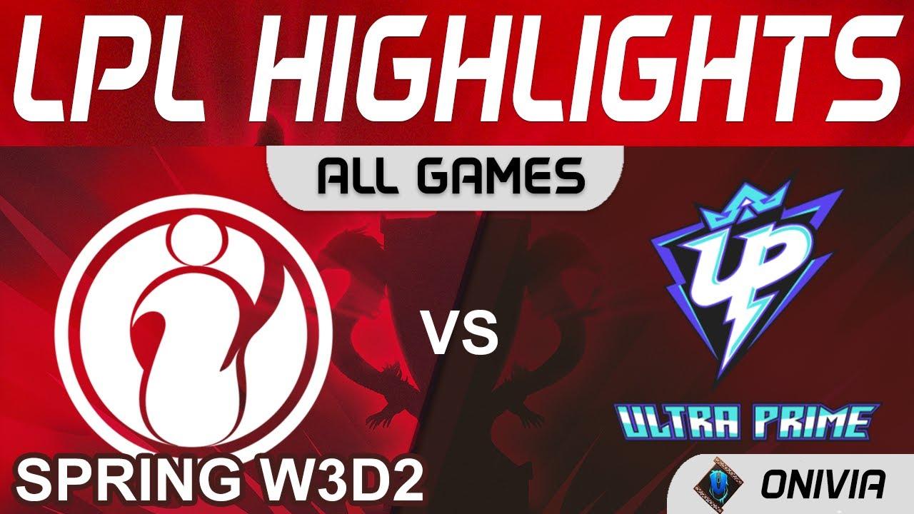 IG vs UP Highlights ALL GAMES LPL Spring Season 2022 W3D2 Invictus Gaming vs Ultra Prime by Onivia thumbnail