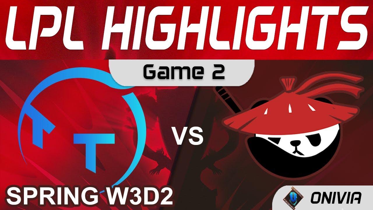 TT vs AL Highlights Game 2 LPL Spring Season 2022 W3D2 ThunderTalk Gaming vs Anyone's Legend by Oniv thumbnail