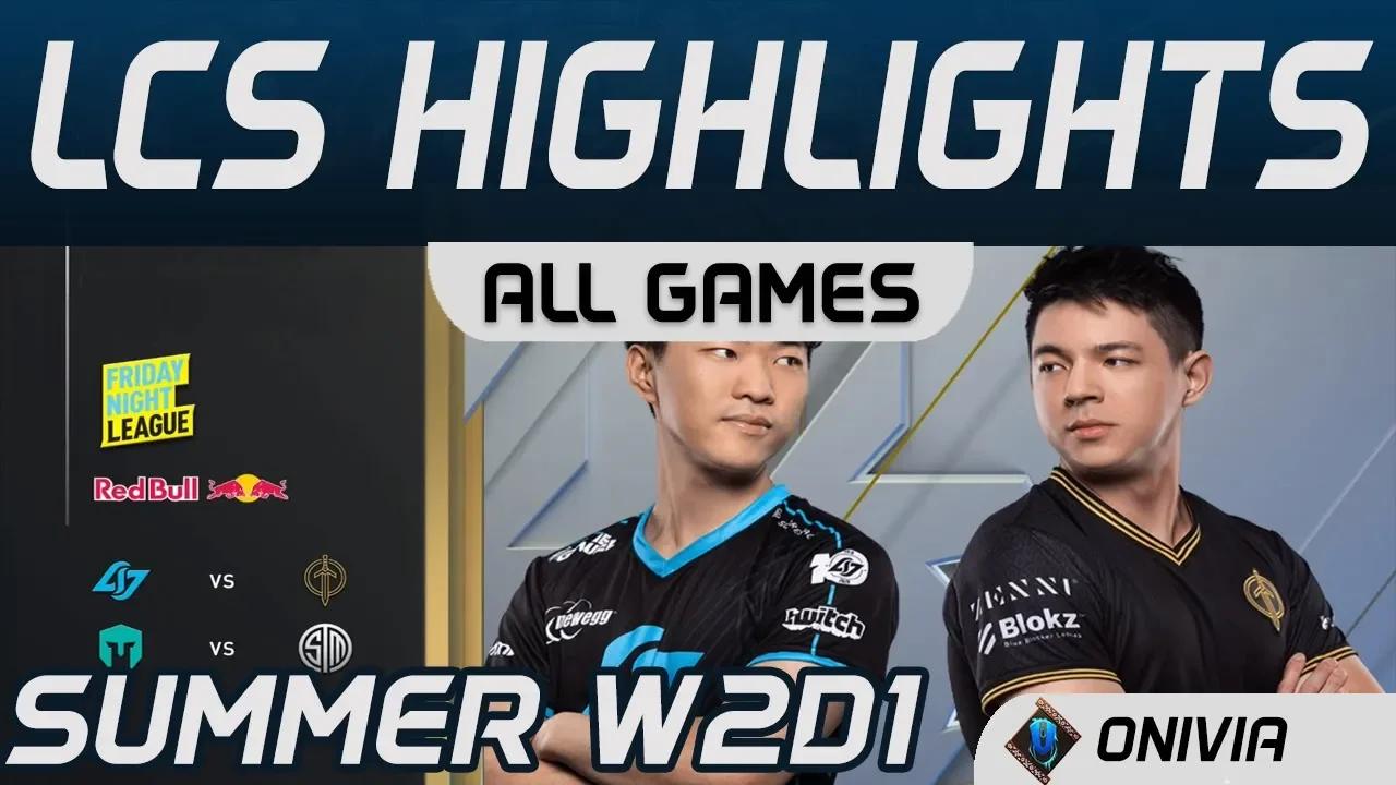 LCS Highlights Week2 Day1 LCS Summer 2020 All Games By Onivia thumbnail