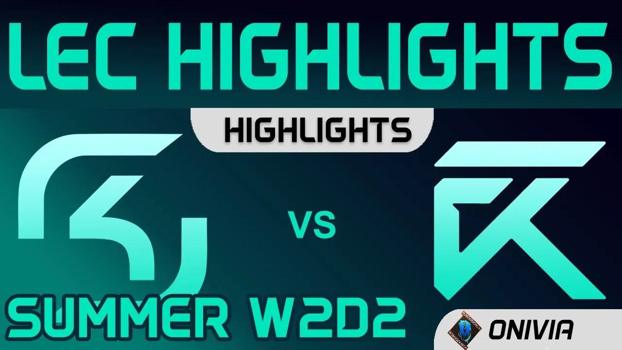 SK vs XL Highlights Summer W2D2 LEC Summer 2020 SK Gaming vs Excel Esports by Onivia thumbnail