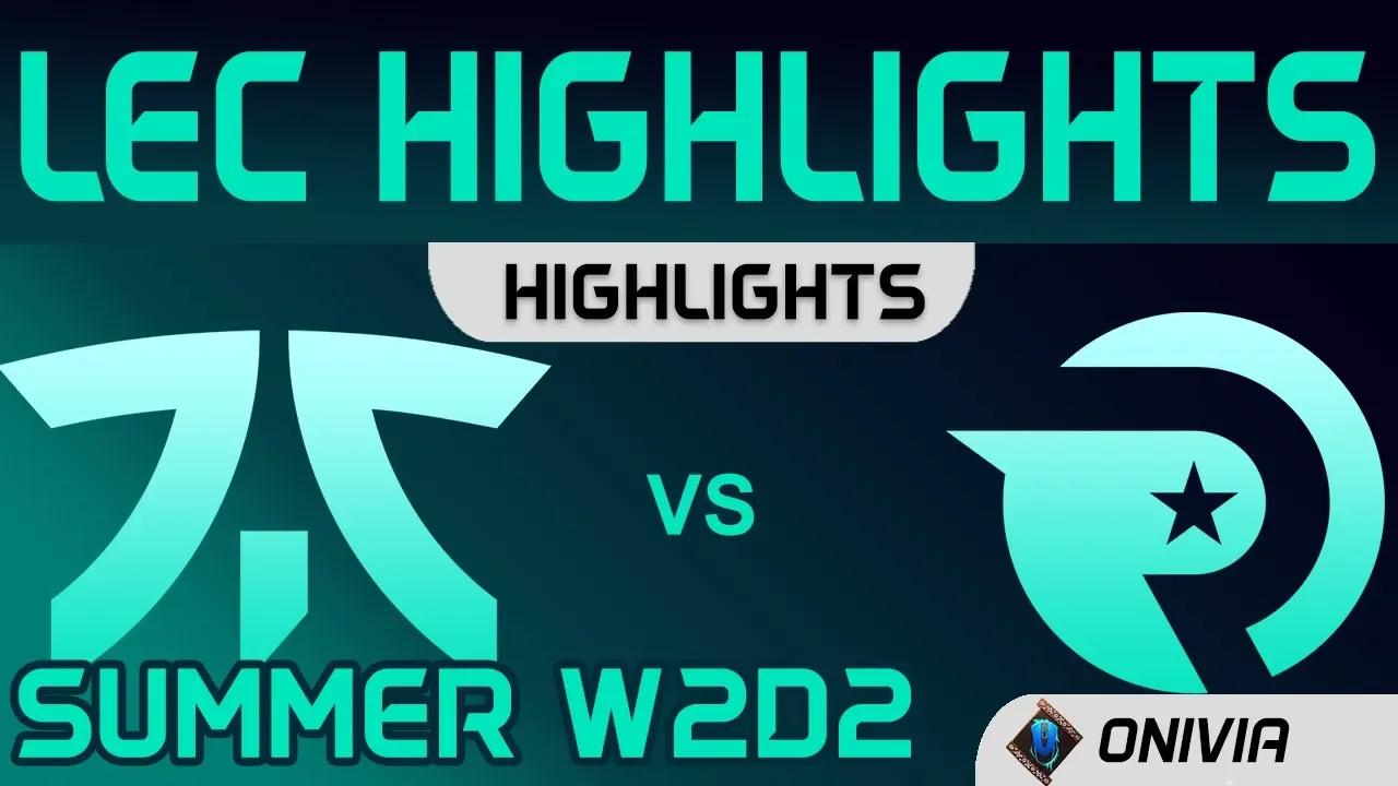 FNC vs OG Highlights Summer W2D2 LEC Summer 2020 Fnatic vs Origen by Onivia thumbnail